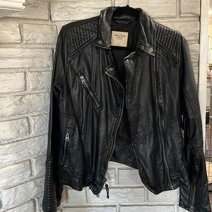 Abercrombie & Fitch leather jacket